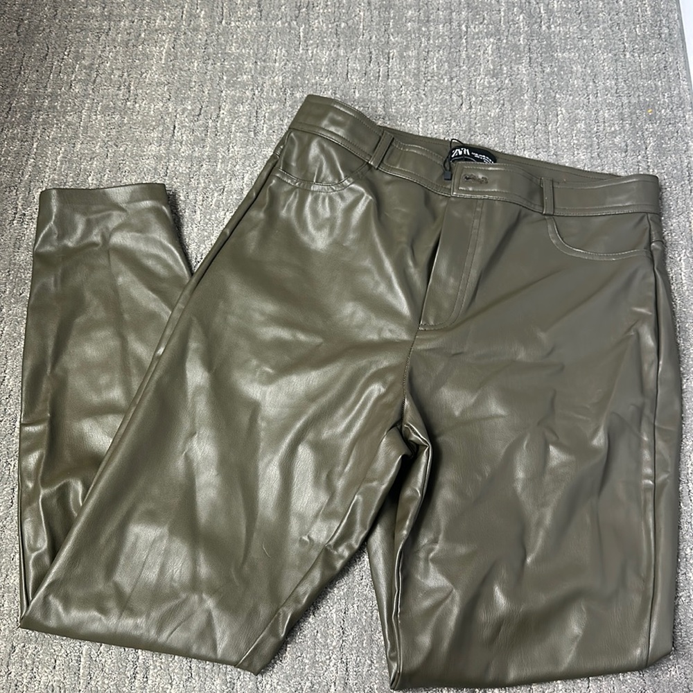 Zara leather pants. Has stretch size XL